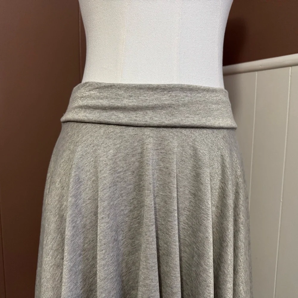 NWT White House Black Market Gold Knee Length A-Line Pleated Skirt